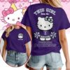Fremantle Dockers AFL x Hello Kitty T Shirt Personalized Gifts For Fans - Limited Edition