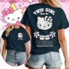 Carlton Blues AFL x Hello Kitty T Shirt Personalized Gifts For Fans - Limited Edition