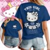 Geelong Cats AFL x Hello Kitty T Shirt Personalized Gifts For Fans - Limited Edition