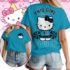 Port Adelaide Power AFL x Hello Kitty T Shirt Personalized Gifts For Fans - Limited Edition