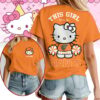 GWS Giants AFL x Hello Kitty T Shirt Personalized Gifts For Fans - Limited Edition