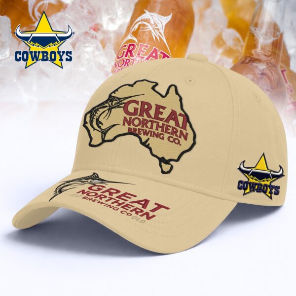North QLD Cowboys NRL x Great Northern Beer Classic Cap Custom Name Gifts For Fans - Limited Edition