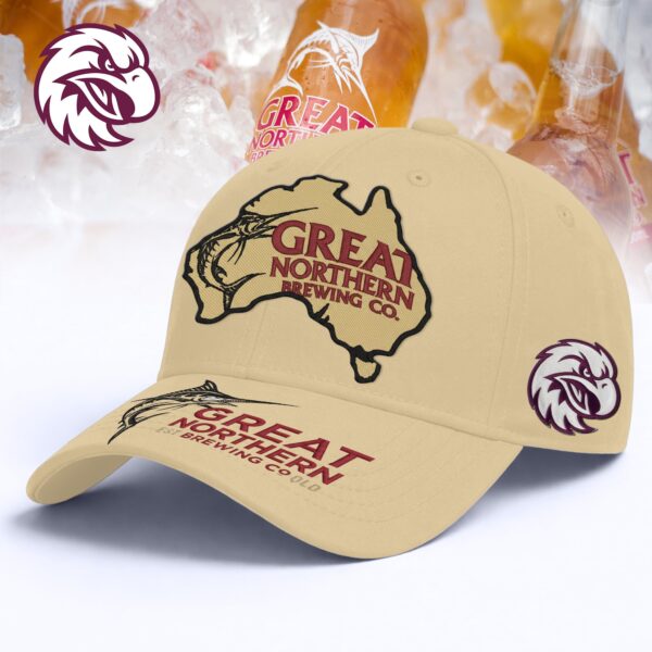 Manly Sea Eagles NRL x Great Northern Beer Classic Cap Custom Name Gifts For Fans - Limited Edition