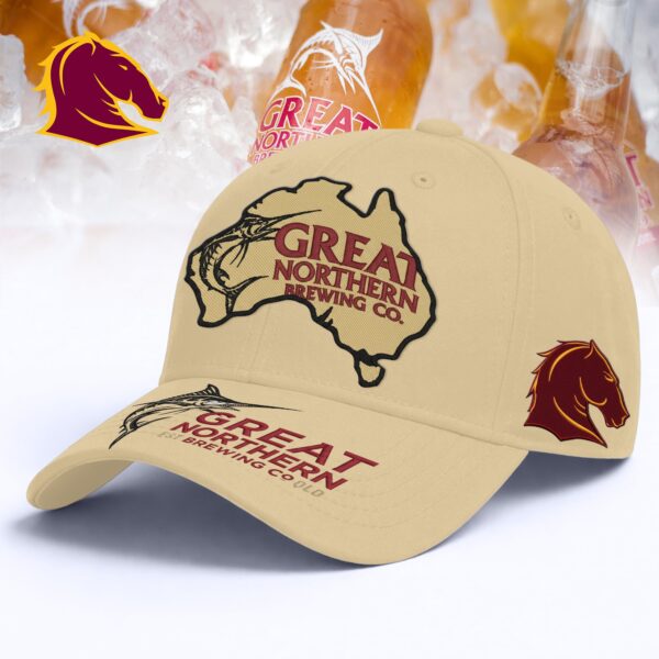 Brisbane Broncos NRL x Great Northern Beer Classic Cap Custom Name Gifts For Fans - Limited Edition