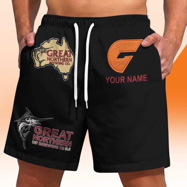 GWS Giants AFL x Great Northern Beer Short Pants Personalized Gifts For Fans - Limited Edition