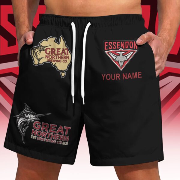 Essendon Bombers AFL x Great Northern Beer Short Pants Personalized Gifts For Fans - Limited Edition