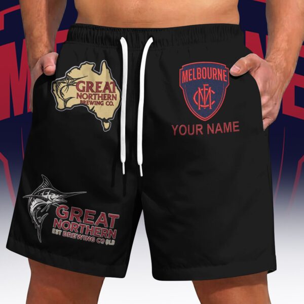 Melbourne Demons AFL x Great Northern Beer Short Pants Personalized Gifts For Fans - Limited Edition