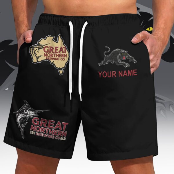Penrith Panthers NRL x Great Northern Beer Short Pants Personalized Gifts For Fans - Limited Edition