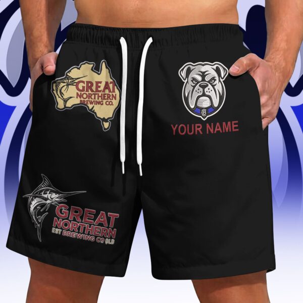 Canterbury Bulldogs NRL x Great Northern Beer Short Pants Personalized Gifts For Fans - Limited Edition
