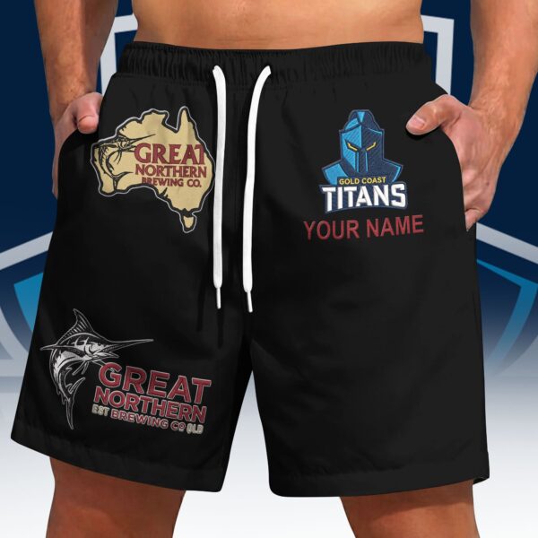 Gold Coast Titans NRL x Great Northern Beer Short Pants Personalized Gifts For Fans - Limited Edition