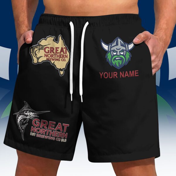 Canberra Raiders NRL x Great Northern Beer Short Pants Personalized Gifts For Fans - Limited Edition