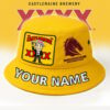Brisbane Broncos NRL x XXXX Gold Beer Bucket Hat Any Name Gift For Fan - Limited Edition
