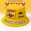 Penrith Panthers NRL x XXXX Gold Beer Bucket Hat Any Name Gift For Fan - Limited Edition