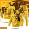 Hawthorn Hawks AFL x XXXX Gold Beer Hoodie Set Custom Name Gift For Fan - Limited Edition
