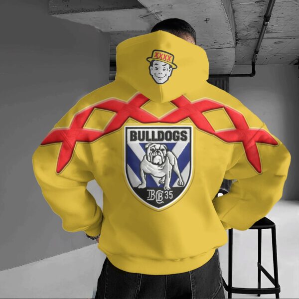 Canterbury Bulldogs NRL x XXXX Gold Hoodie Custom Name Gift For Fan - Limited Edition