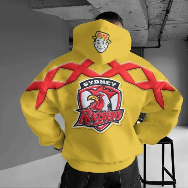 Sydney Roosters NRL x XXXX Gold Hoodie Custom Name Gift For Fan - Limited Edition