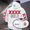 Sydney Roosters NRL x XXXX Gold White Hoodie Custom Name Gifts For Fan - Limited Edition