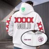 Manly Sea Eagles NRL x XXXX Gold White Hoodie Custom Name Gifts For Fan - Limited Edition