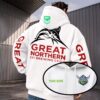 Canberra Raiders NRL x Great Northern White Hoodie Custom Name Gifts For Fan - Limited Edition