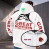 Brisbane Broncos NRL x Great Northern White Hoodie Custom Name Gifts For Fan - Limited Edition