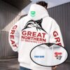 Newcastle Knights NRL x Great Northern White Hoodie Custom Name Gifts For Fan - Limited Edition