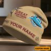Cronulla Sharks NRL x Great Northern Beer Beanie Hat Custom Name Gifts For Fan - Limited Edition