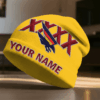 Adelaide Crows AFL x XXXX Gold Beanie Hat Custom Any Name Gifts For Fan - Limited Edition