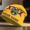 New Zealand Warriors NRL x XXXX Gold Beanie Hat Custom Any Name Gifts For Fan - Limited Edition