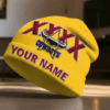 North QLD Cowboys NRL x XXXX Gold Beanie Hat Custom Any Name Gifts For Fan - Limited Edition