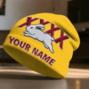 South Sydney Rabbitohs NRL x XXXX Gold Beanie Hat Custom Any Name Gifts For Fan - Limited Edition