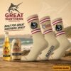 Collingwood Magpies AFL x Great Northern Beer Crew Socks Custom Any Name Gifts For Fan - Limited Edition