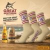 Manly Sea Eagles NRL x Great Northern Beer Crew Socks Custom Any Name Gifts For Fan - Limited Edition