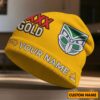 New Zealand Warriors NRL x XXXX Gold Beanie Hat Custom Any Name Gifts For Fan - Limited Edition