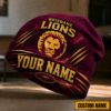 Brisbane Lions AFL Beanie Hat Custom Name Gifts For Fan – Limited Edition